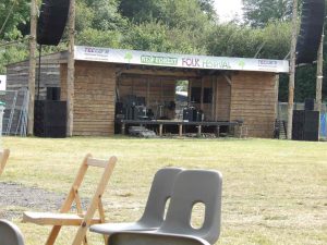 The New Forest Folk Festival Main Stage 2017.